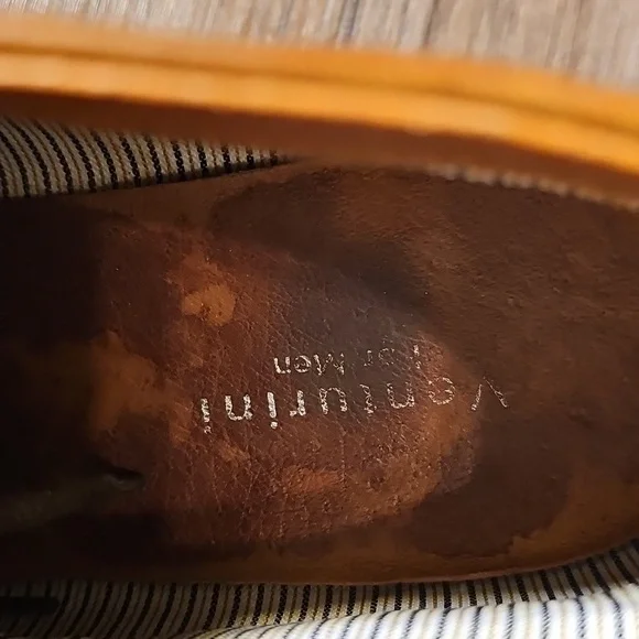 Men's Venturini For Men Brown Leather Chukka Boots Sz 12 - Picture 5 of 5